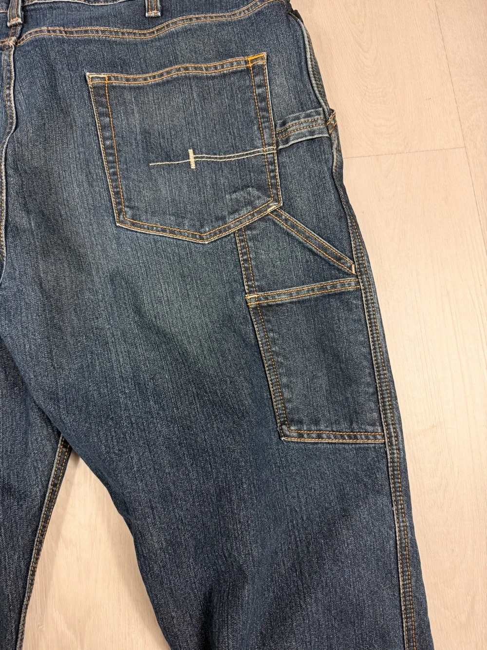 Ariat Rebar M4 Relaxed Boot Workhorse Jeans 42x34 Durable‎ Utility Denim